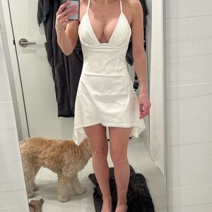 White Fox Boutique White Backless Dress